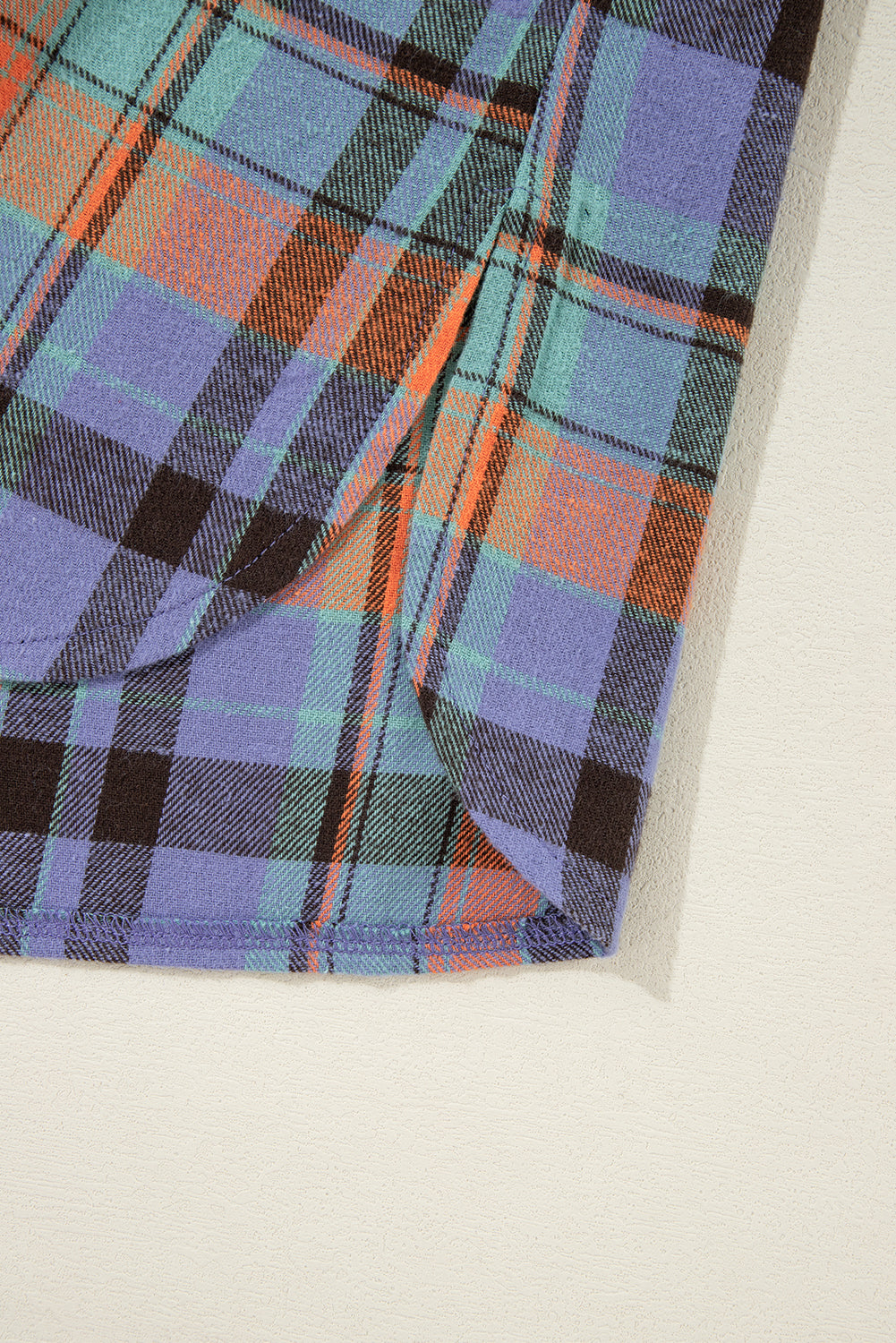 Orange Plaid Vintage Shirt. GCollection