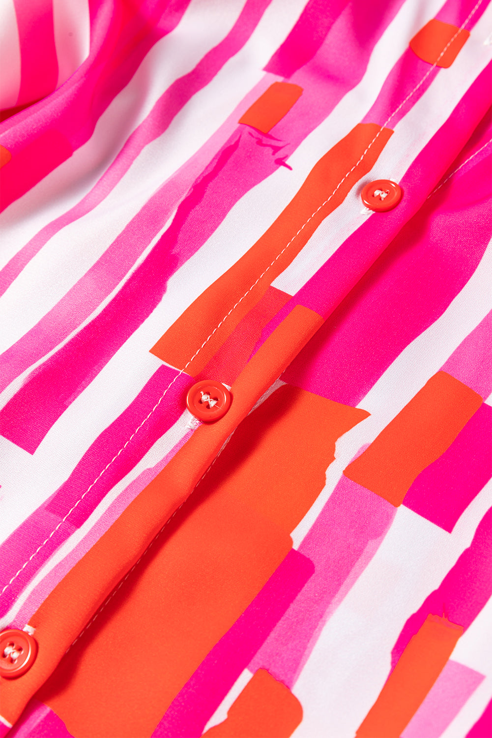 Pink Abstract Print Casual Shirt. GCollection