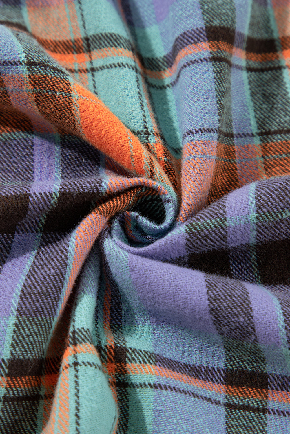 Orange Plaid Vintage Shirt. GCollection