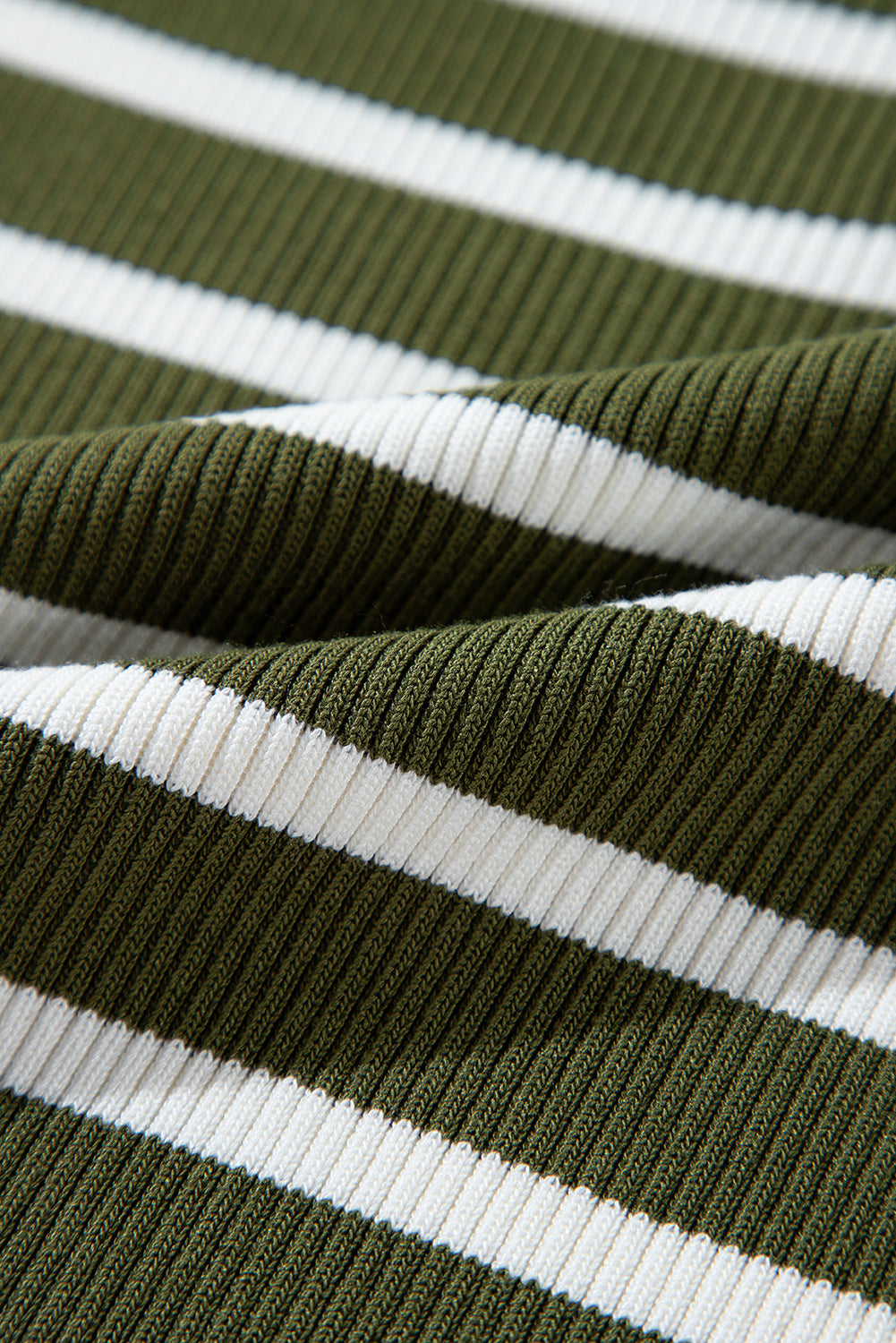 Green Stripe Slim Fit Sweater. GCollection