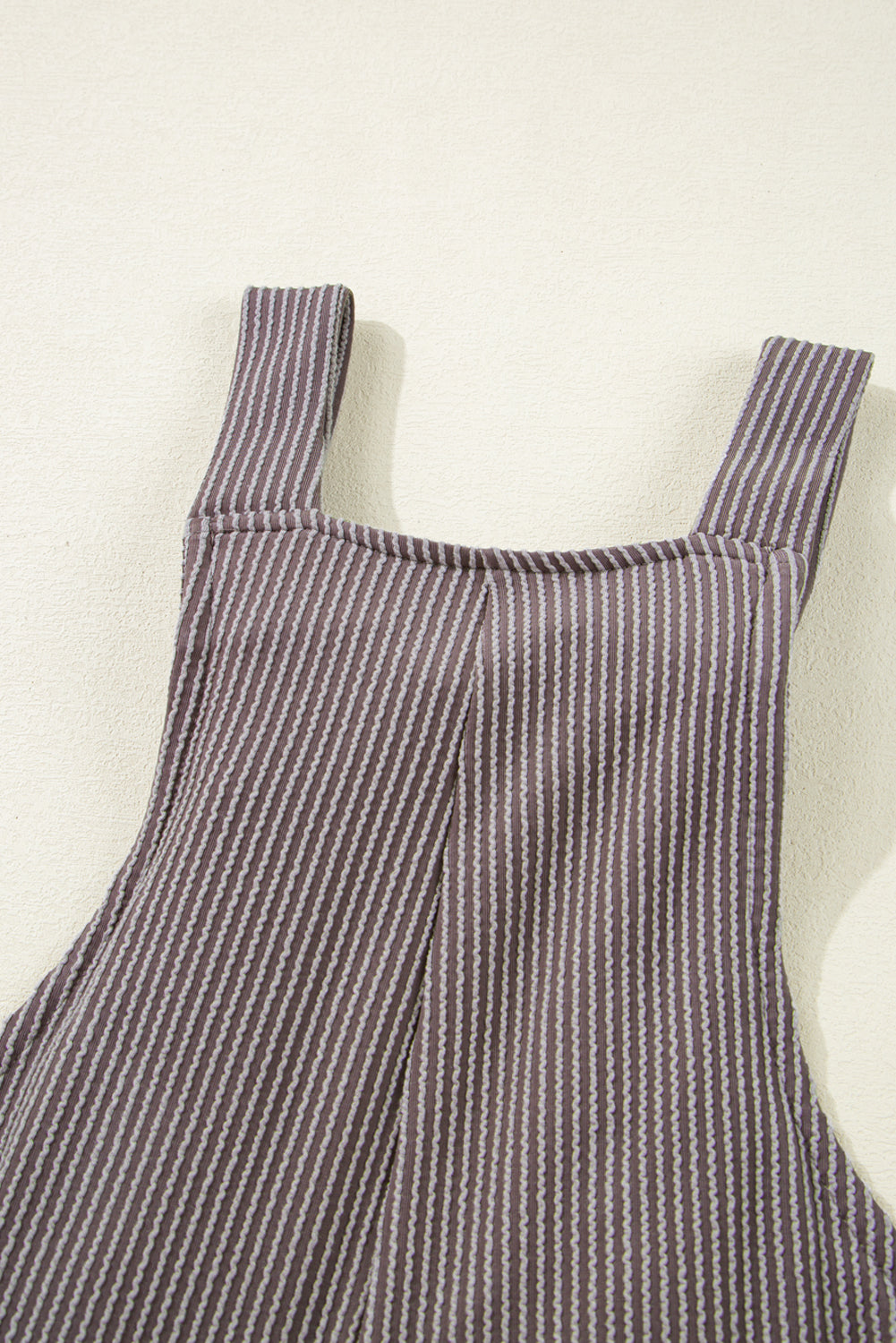 Gray Corded Adjustable Straps Wide Leg Loose Overall. GCollection