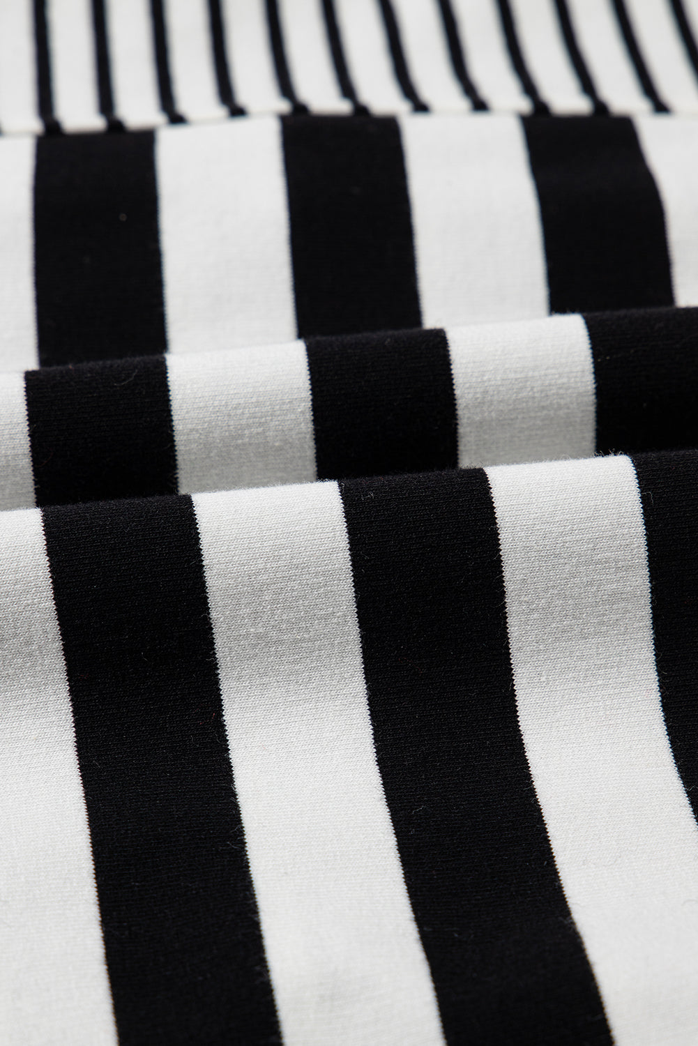 Black Stripe Half Placket Polo T Shirt Dress. GCollection