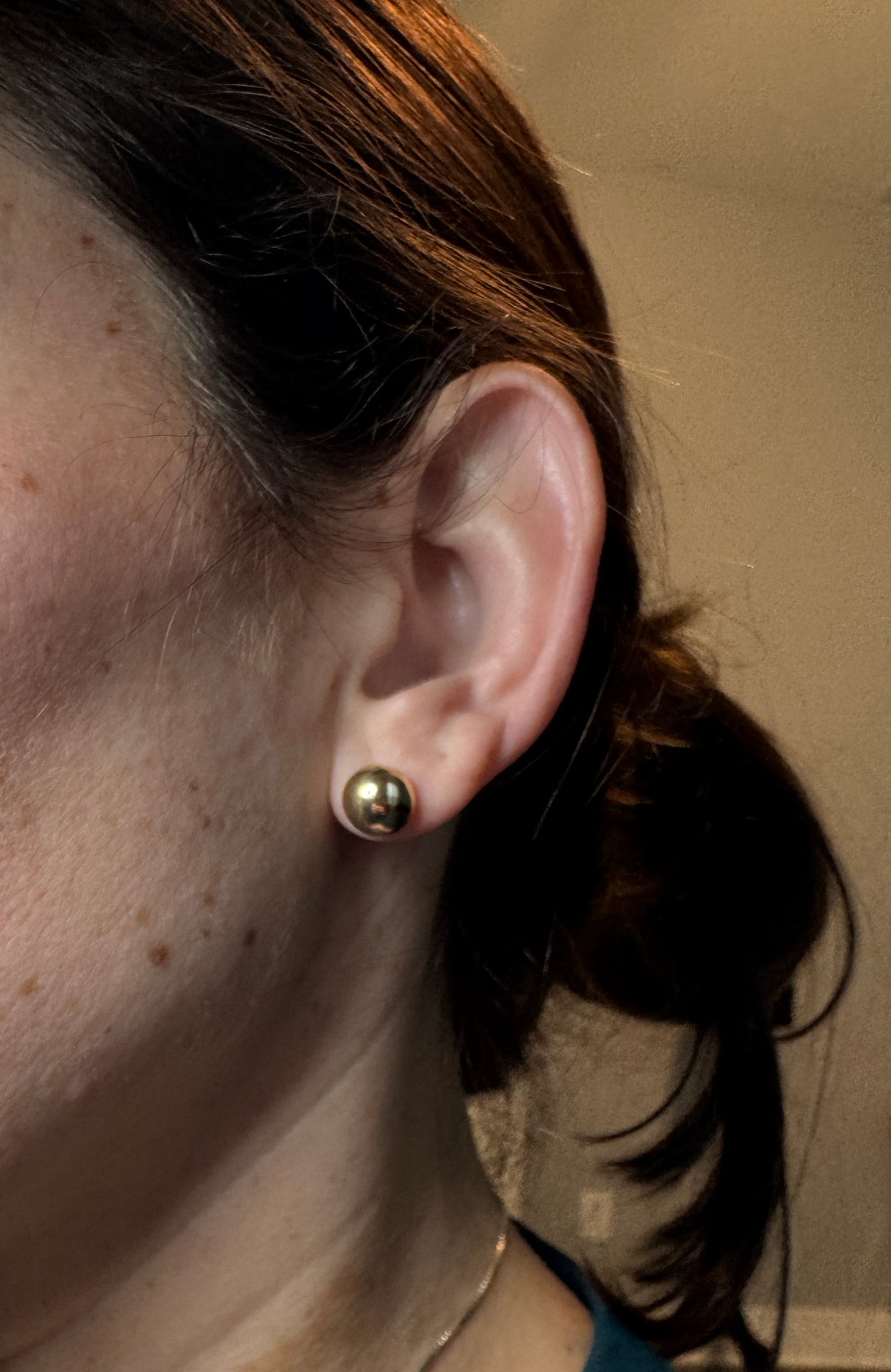 14K solid gold earrings