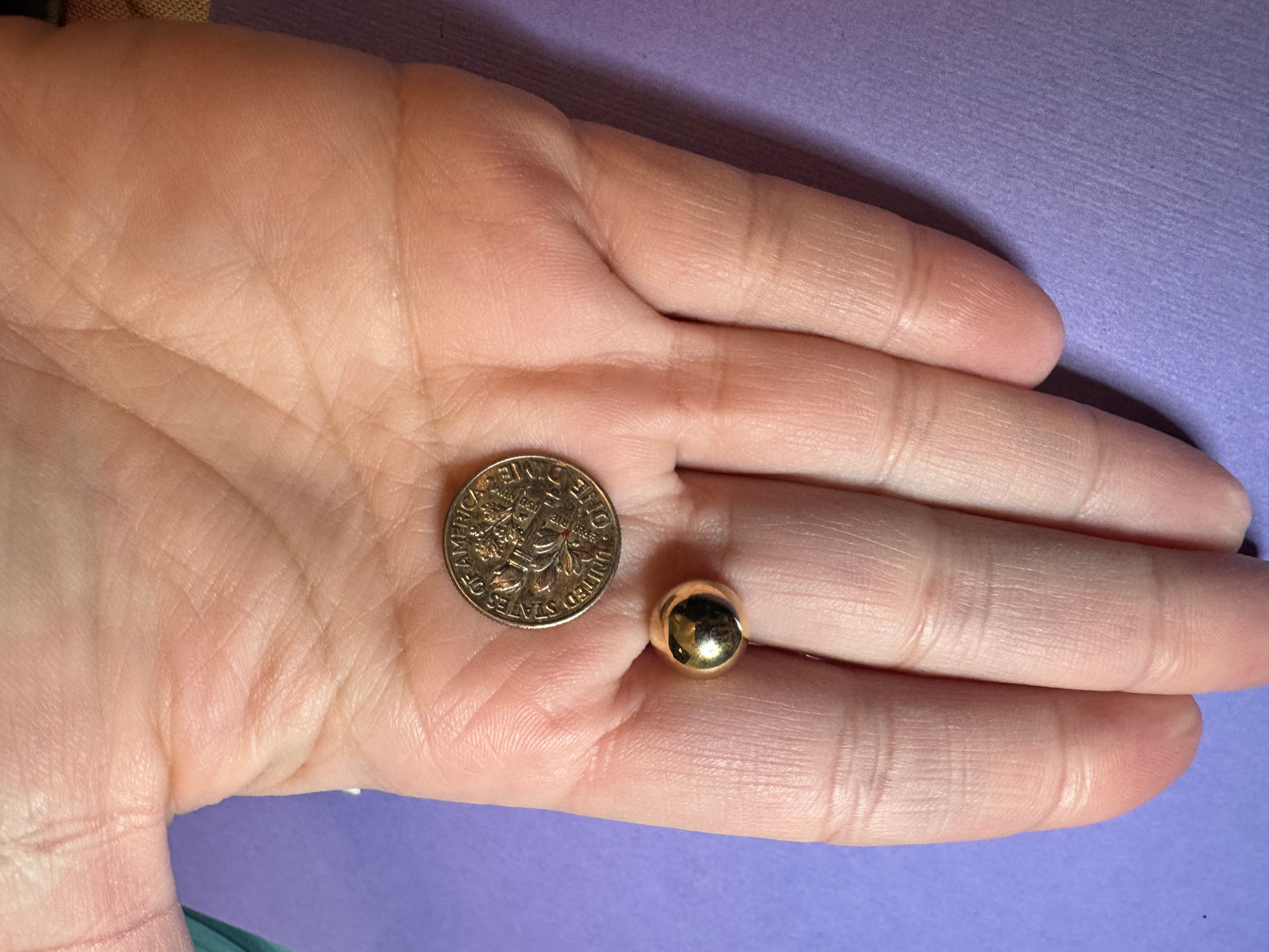 14K solid gold earrings