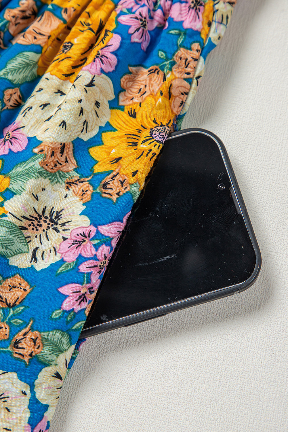 Yellow Floral High Waist Jumpsuit. GCollection