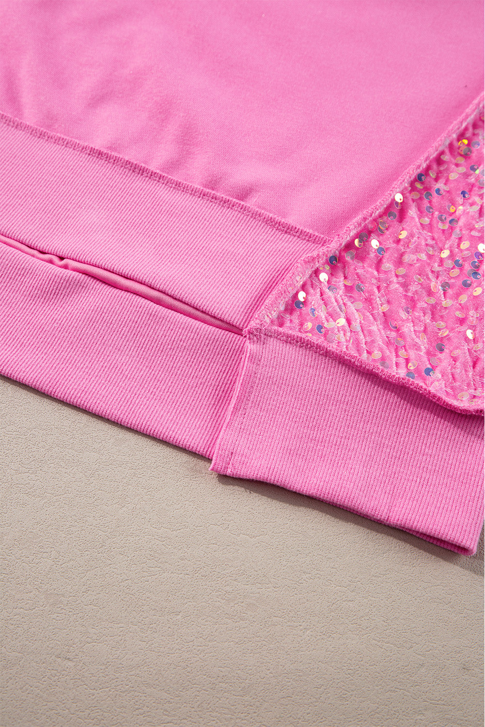 Sequin Patchwork Sweatshirt. GCollection