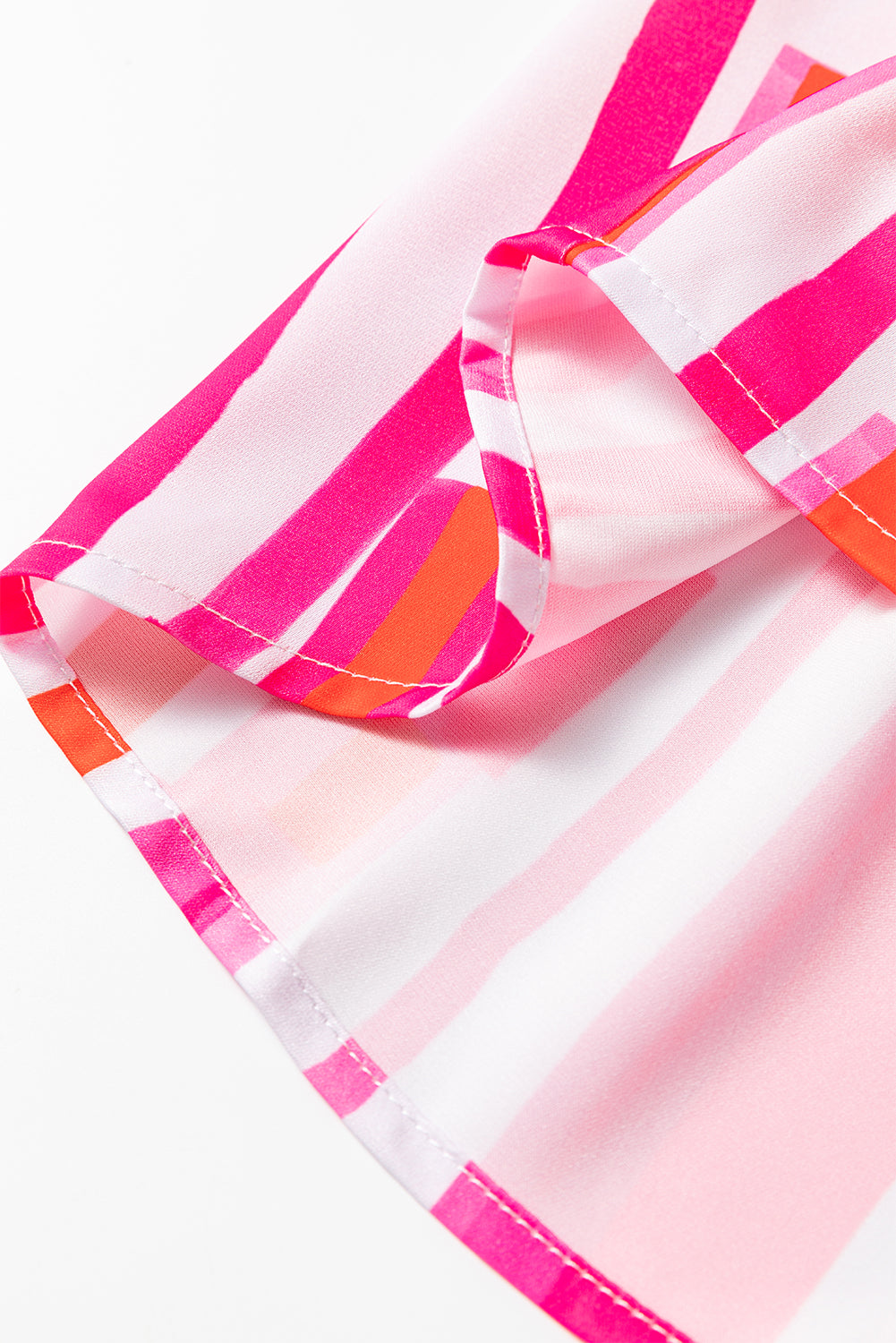 Pink Abstract Print Casual Shirt. GCollection