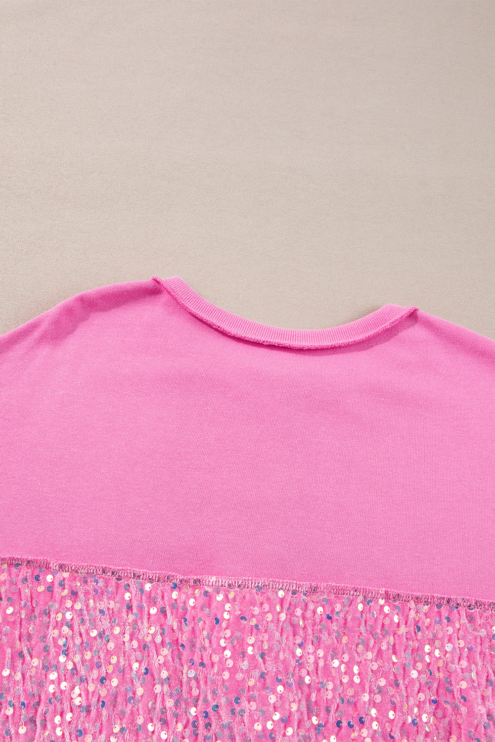 Sequin Patchwork Sweatshirt. GCollection