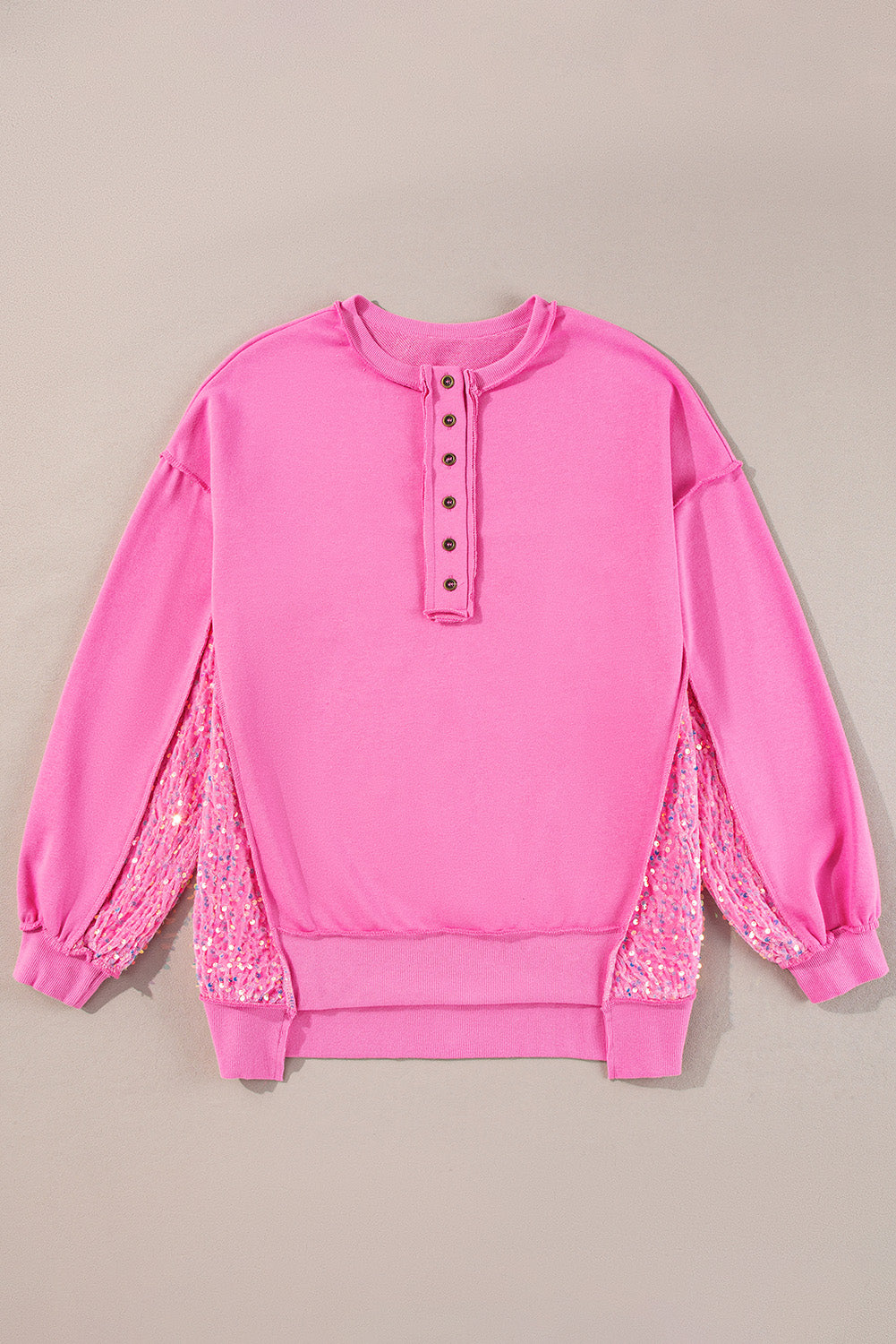 Sequin Patchwork Sweatshirt. GCollection