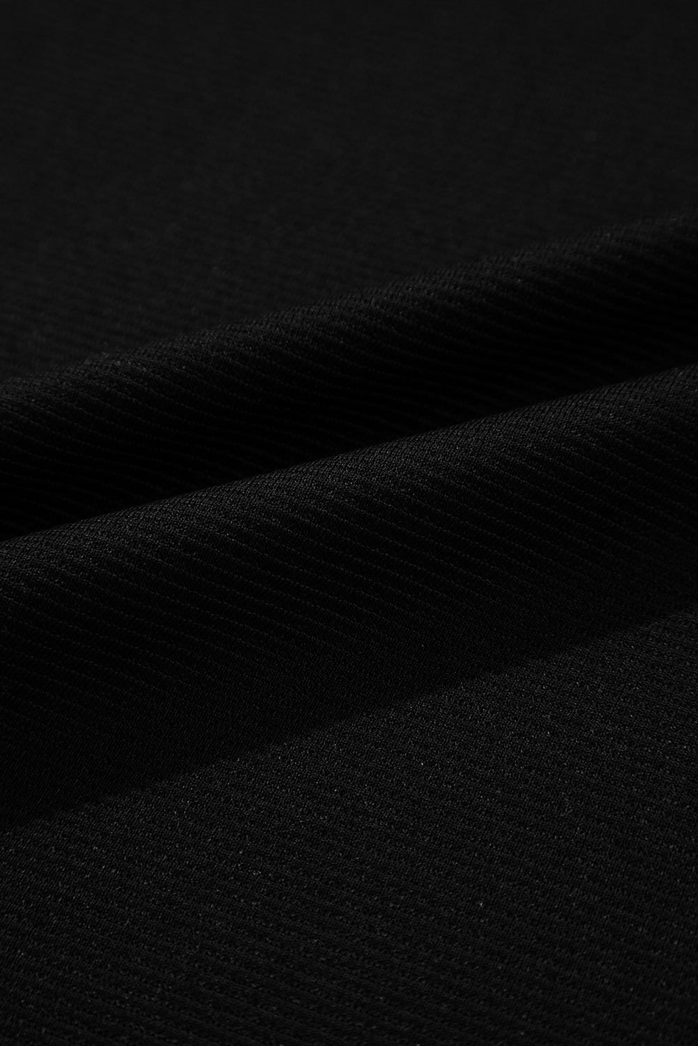 Black Solid Color Sleeveless Mini Dress. GCollection
