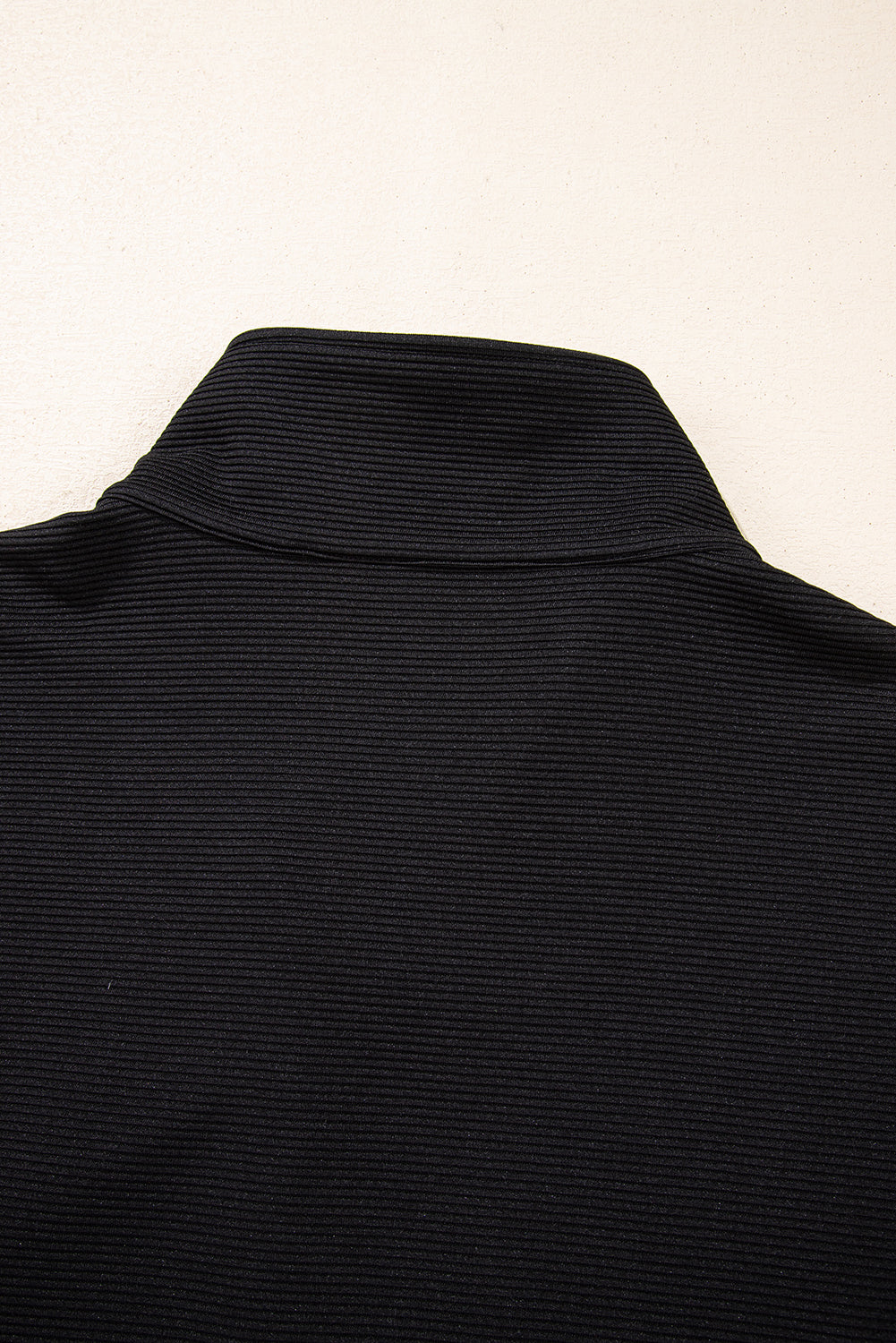 Black Textured Shorts Set. GCollection
