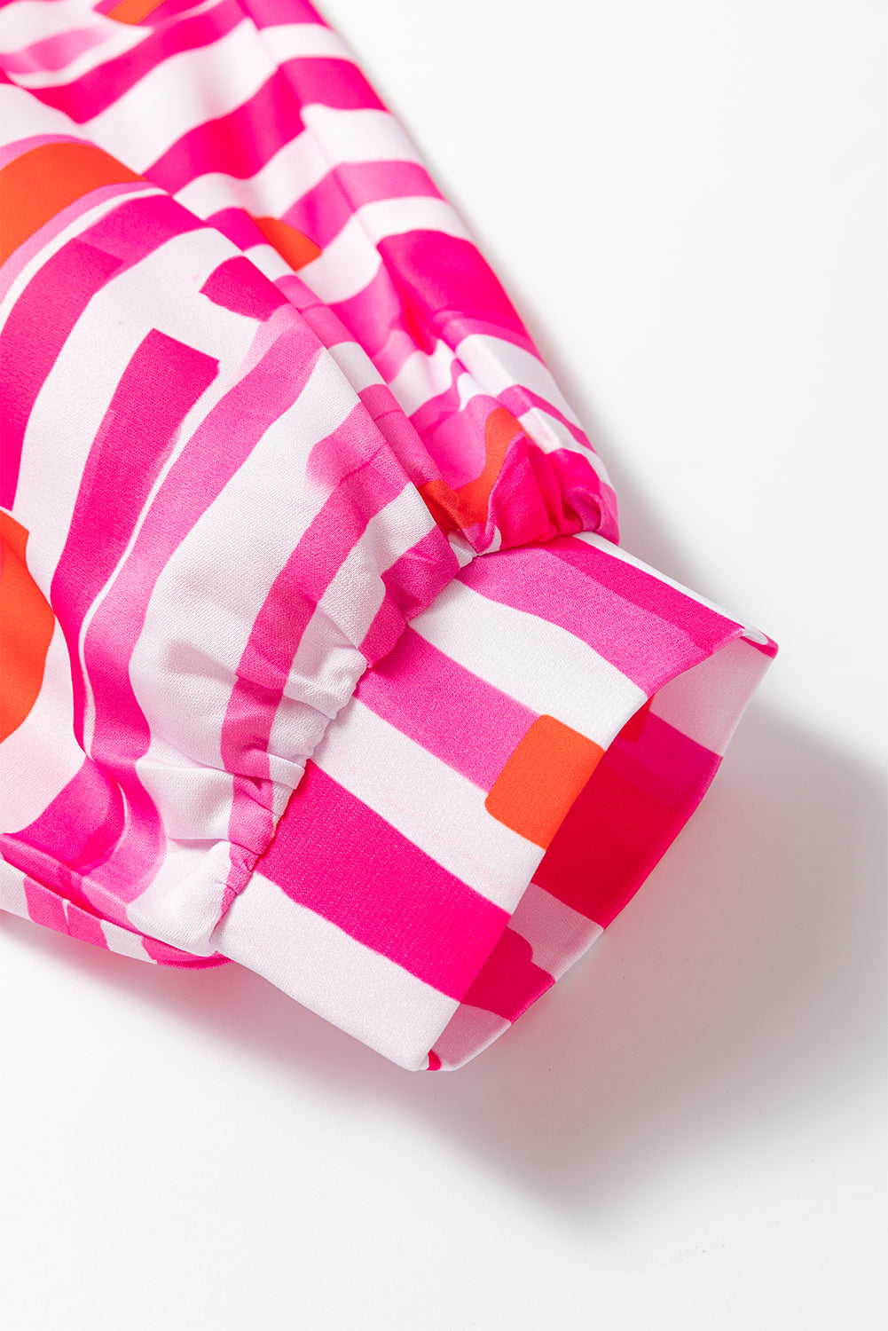 Pink Abstract Print Casual Shirt. GCollection