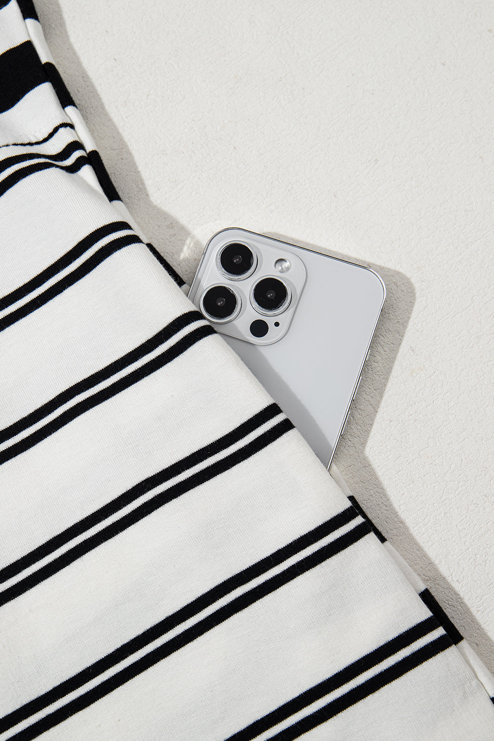 Black Stripe Half Placket Polo T Shirt Dress. GCollection