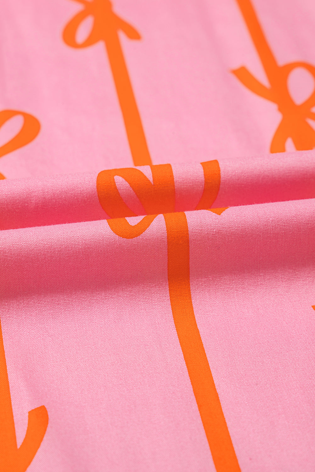 Pink Bowknot Striped Dress. GCollection