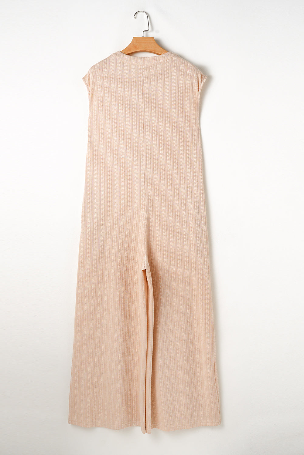 Smoke Gray Textured Jumpsuit. GCollection
