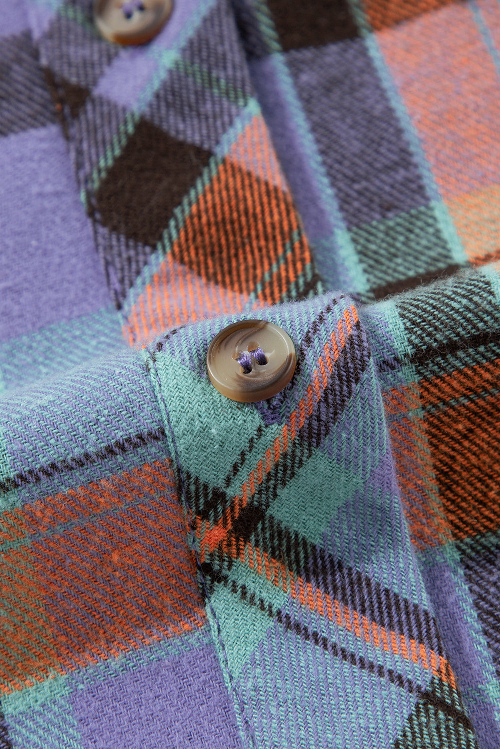 Orange Plaid Vintage Shirt. GCollection