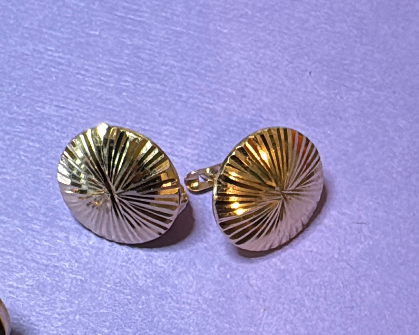 14K gold earrings