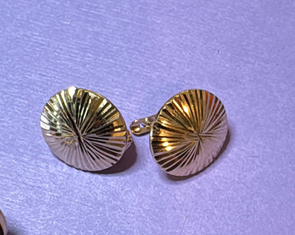 14K gold earrings