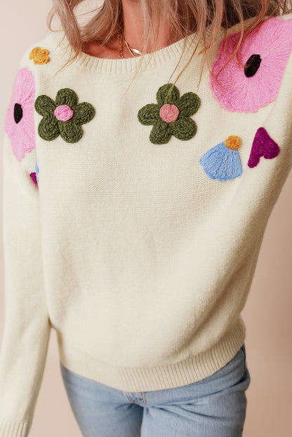 Beige Knitted Sweater. GCollection