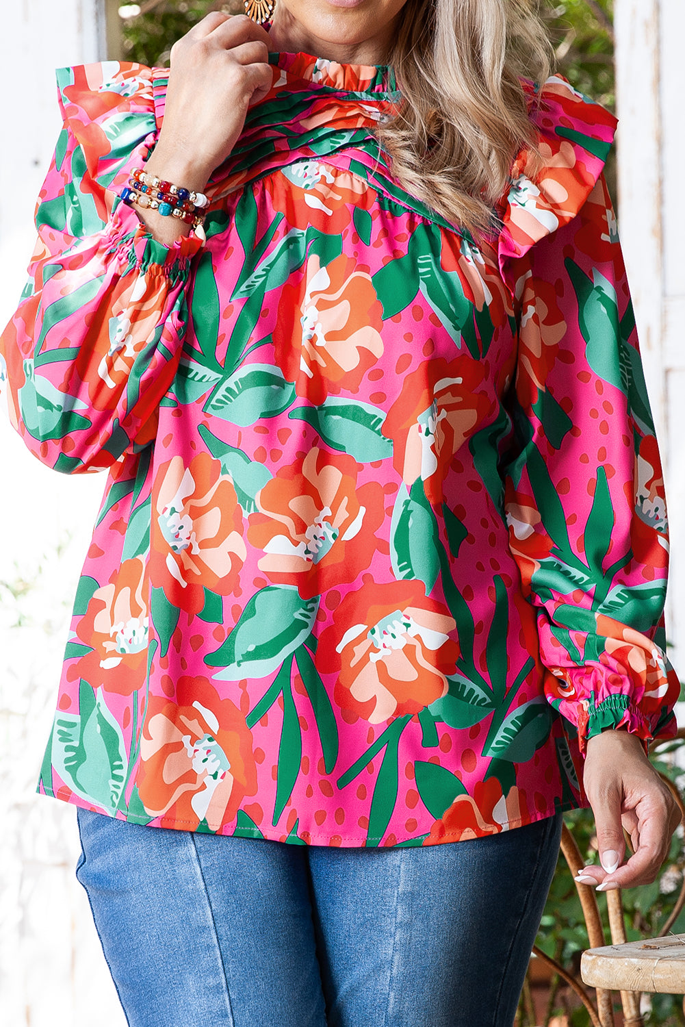 Rose Floral Blouse. PSCollection