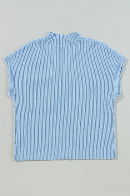 Beau Blue Patch Pocket Sweater Top. GCollection