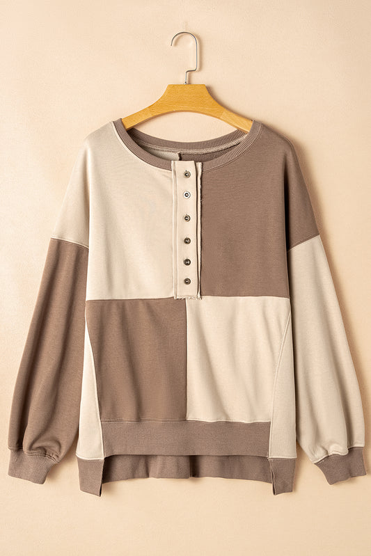 Colorblock Oversize Sweatshirt