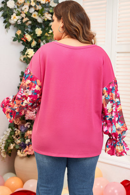 Pink and Floral Top. PSCollection