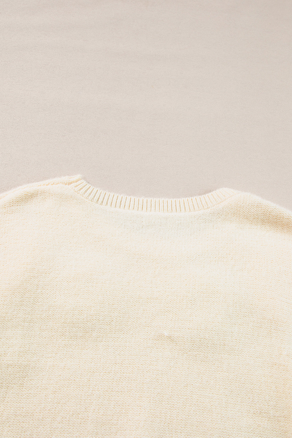 Beige Knitted Sweater. GCollection