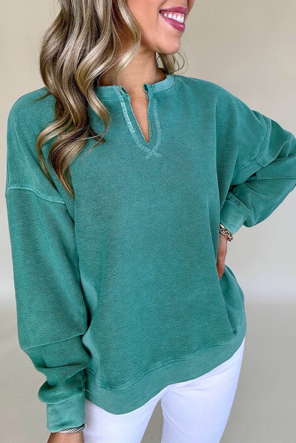 Skobeloff Solid Color Sweatshirt. GCollection