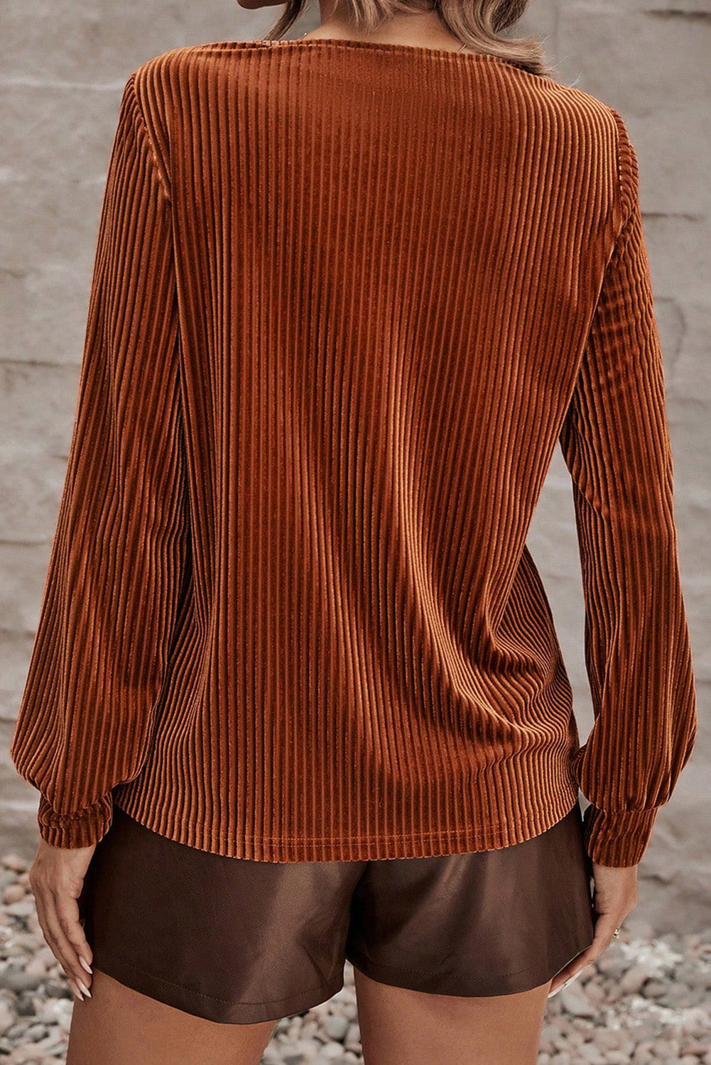 Chestnut Velvet Top. GCollection