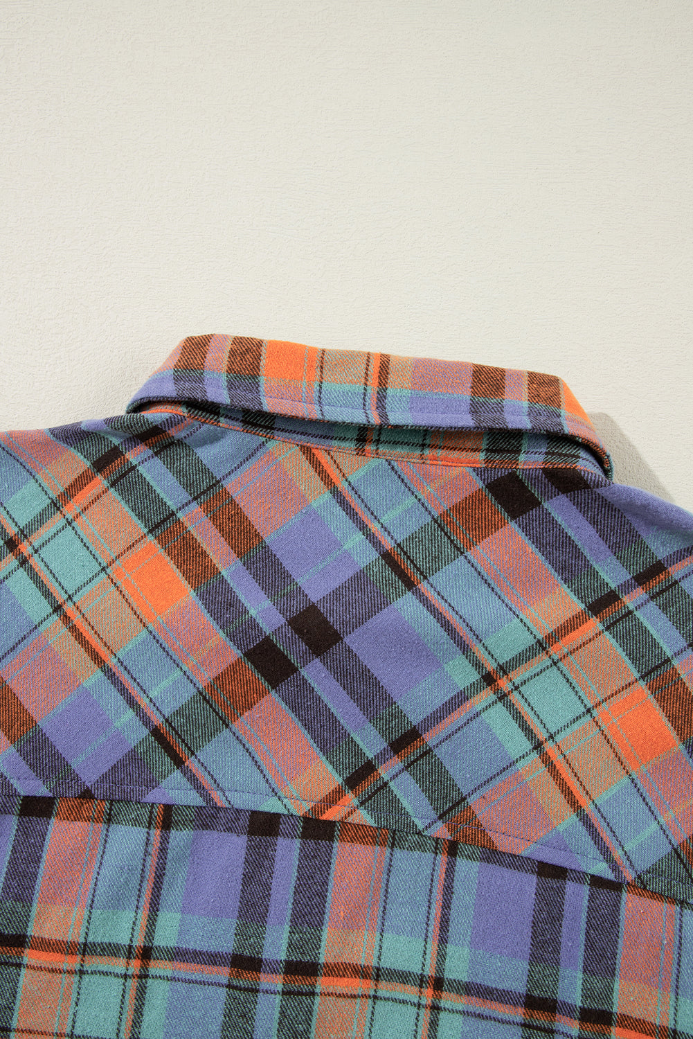 Orange Plaid  Vintage Shirt. GCollection