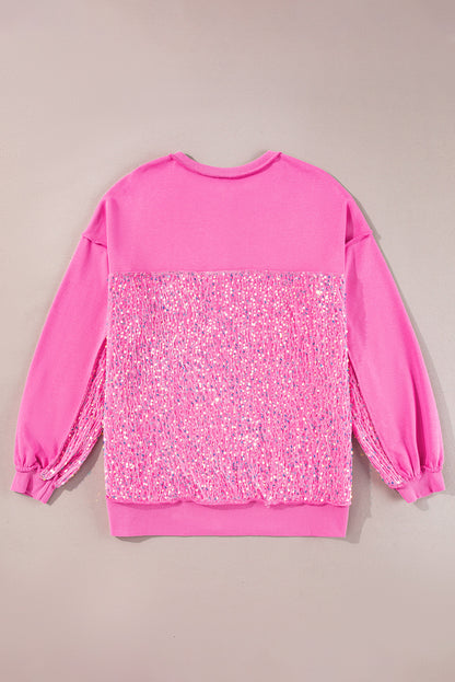 Sequin Patchwork  Sweatshirt. GCollection