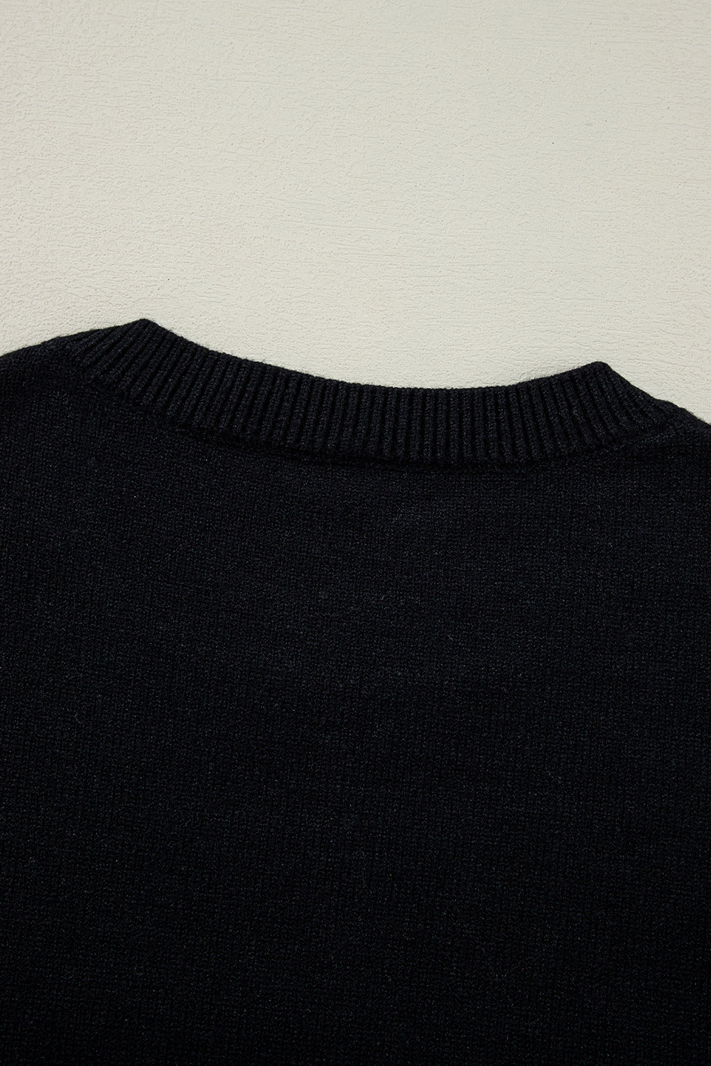 Black Colorful Merry & Bright Sweater. GCollection