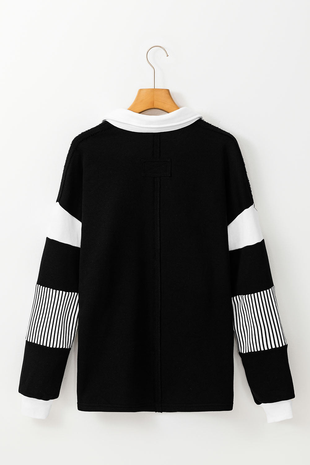 Black Striped Sweatshirt. GCollection