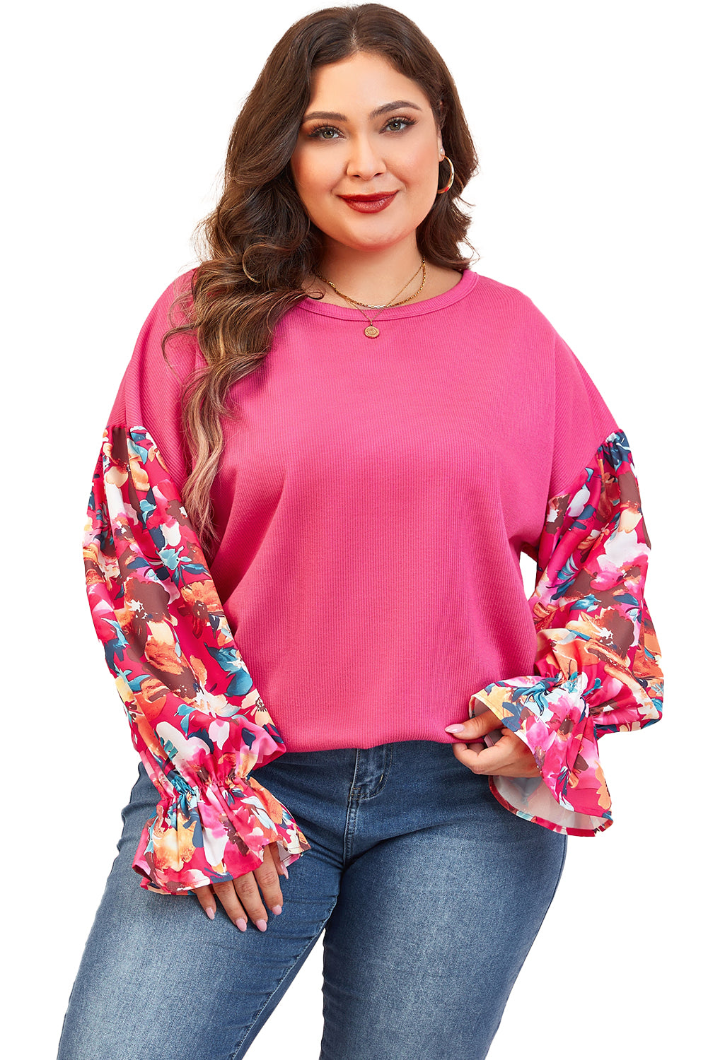 Pink and Floral Top. PSCollection