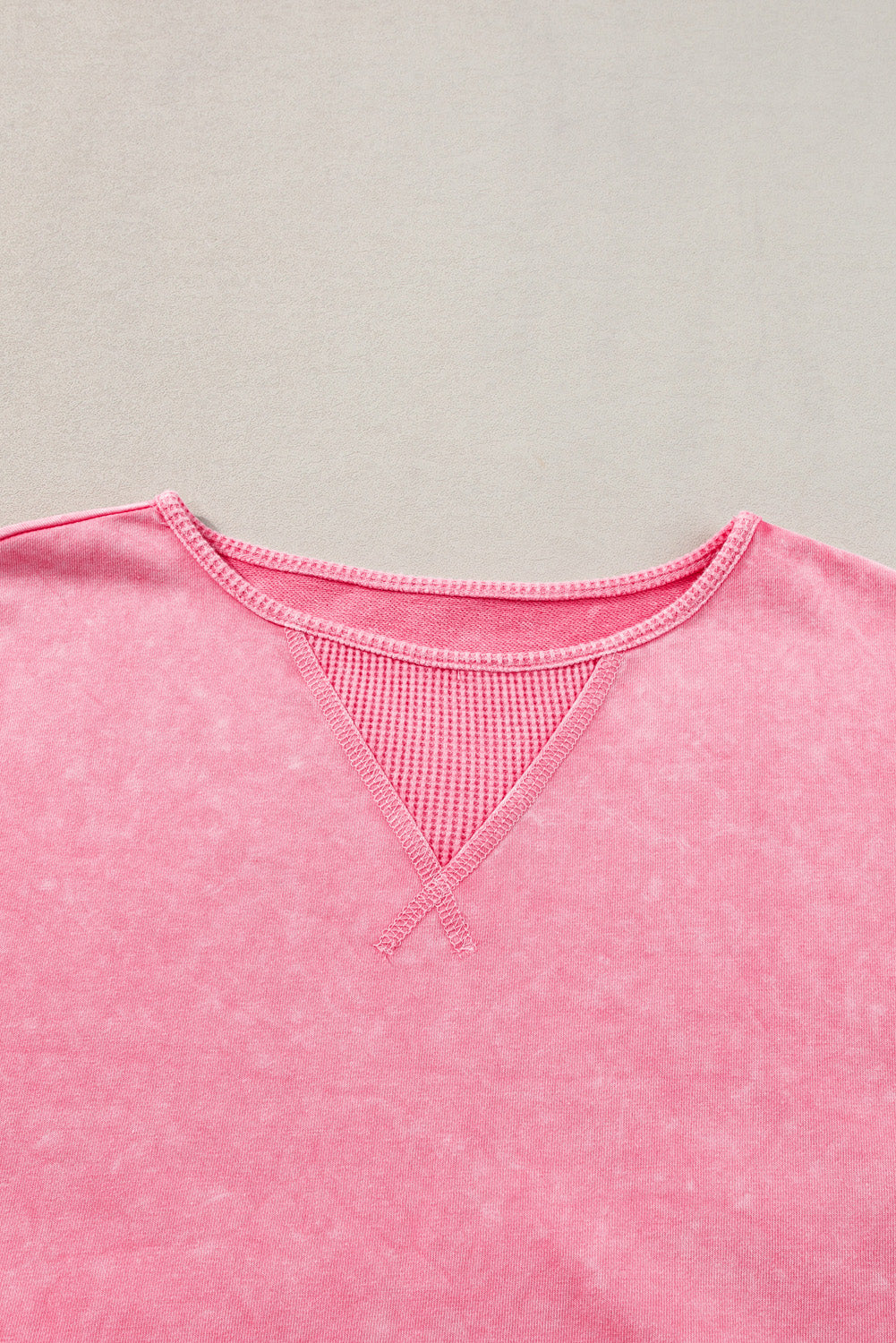 Strawberry Pink Mineral Wash Tee. PSCollection