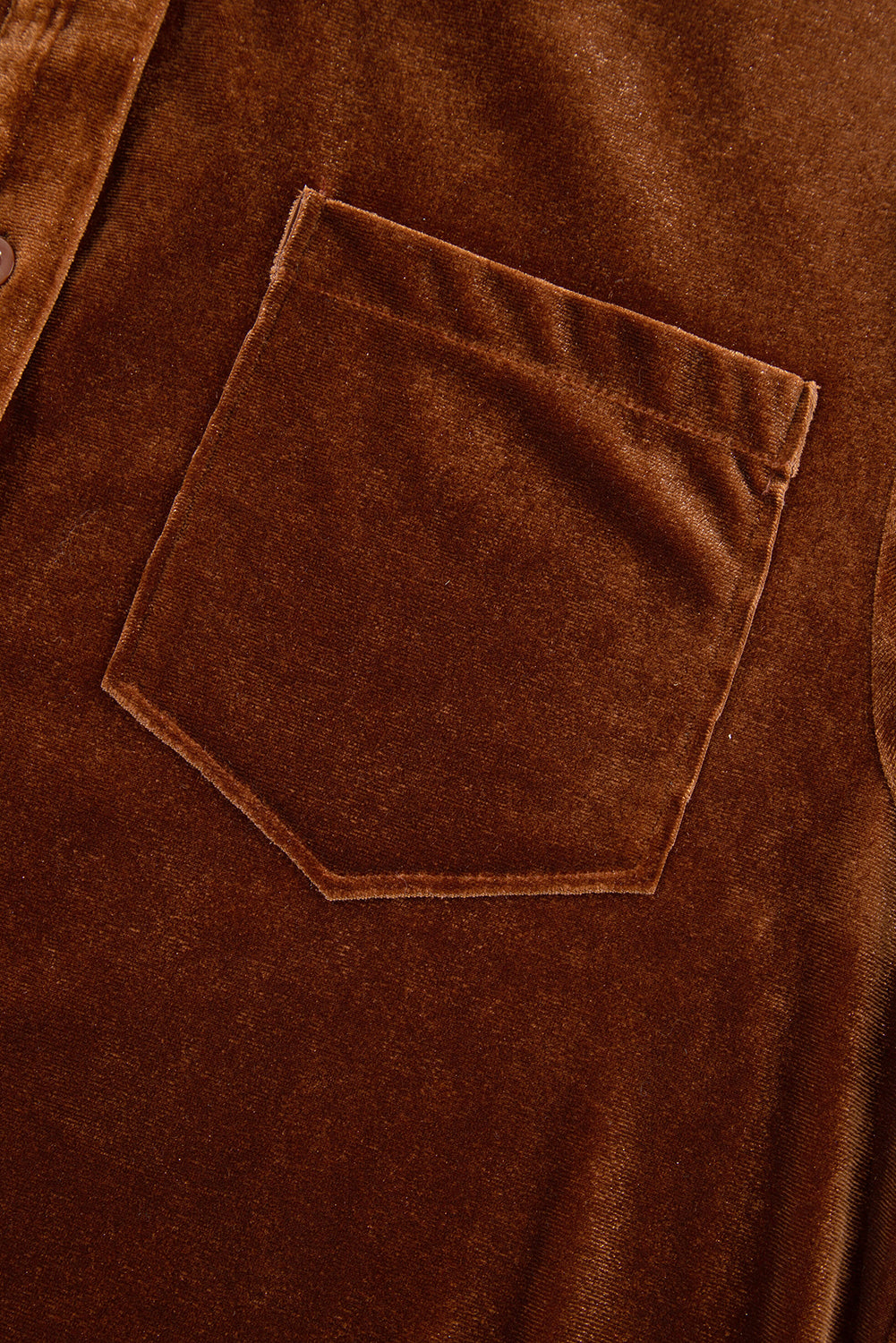 Chestnut Chest Velvet Shirt