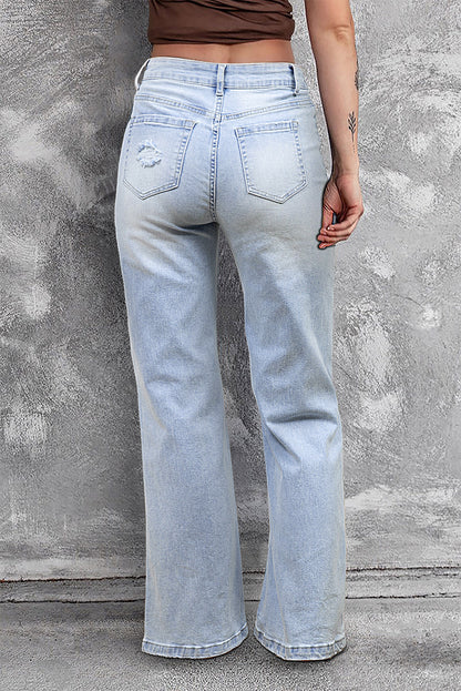 Blue Vintage Style Jeans. GCollection