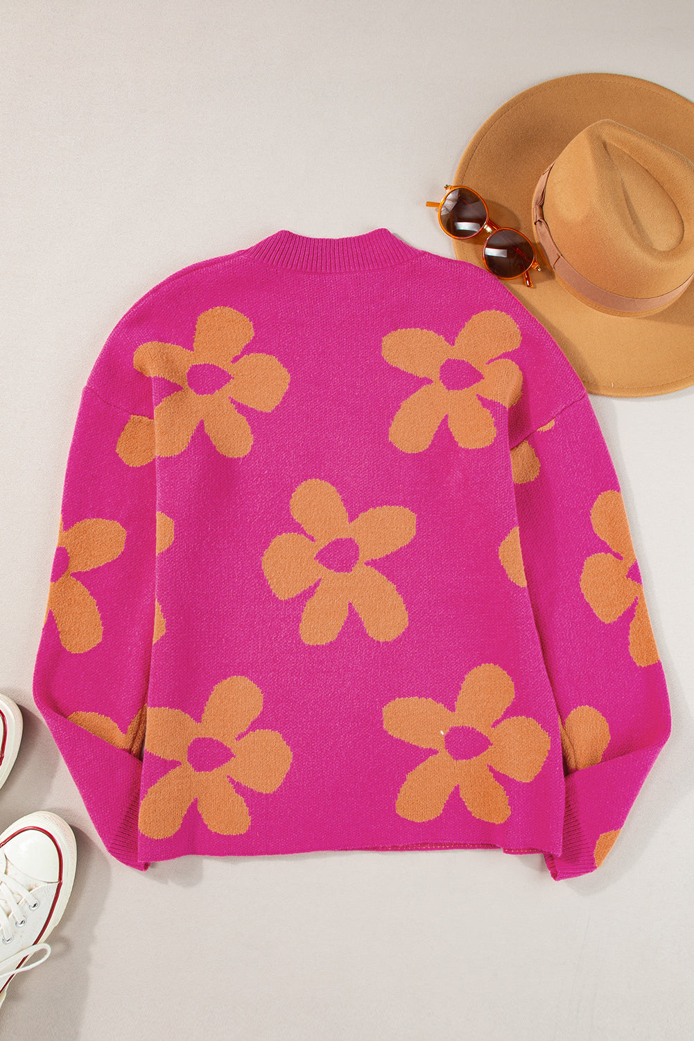 Rose Big Flower Sweater. GCollection