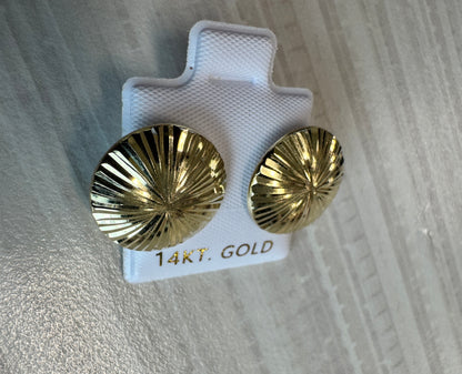 14K gold earrings