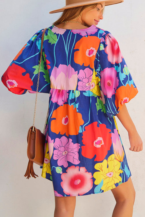 Floral babydoll dress