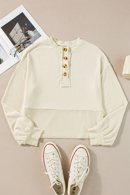 Apricot texture long sleeves shirt. WS