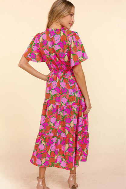 Rose Floral Maxi dress. WS