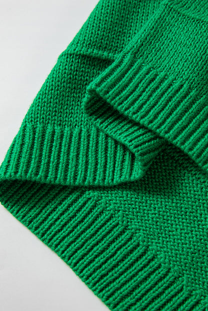 Bright Green Bow Knot Loose Fit Sweater. GCollection