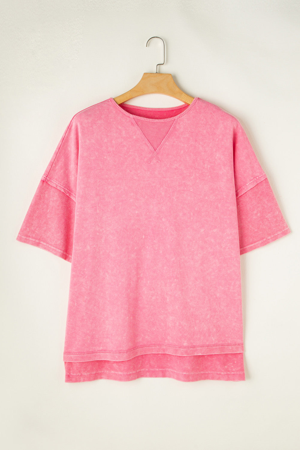 Strawberry Pink Mineral Wash Tee. PSCollection