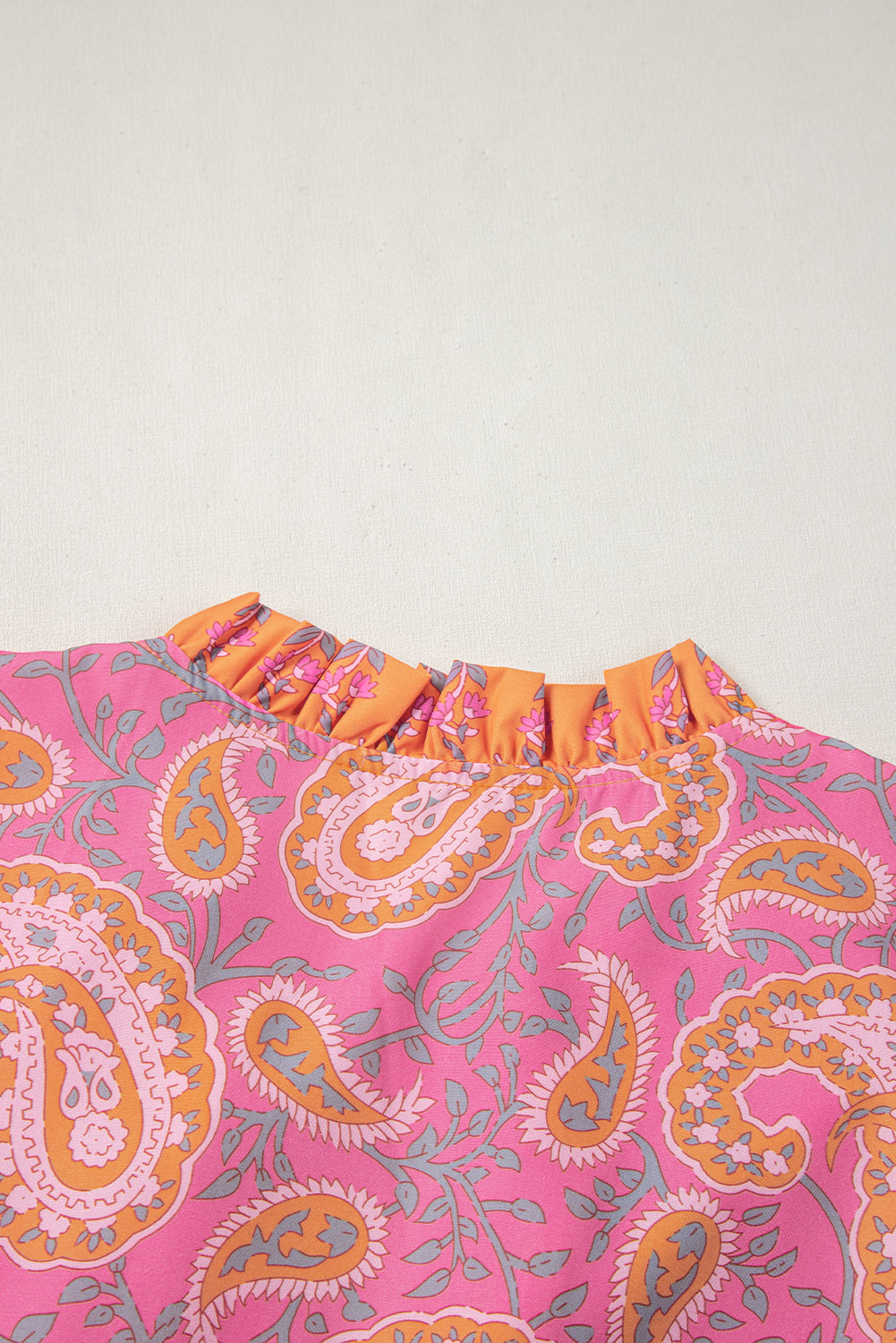 Pink Boho Paisley Floral Mixed Patchwork. PSCollection