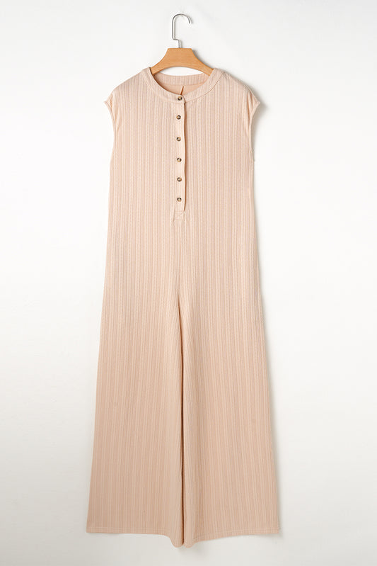 Smoke Gray Textured Jumpsuit. GCollection