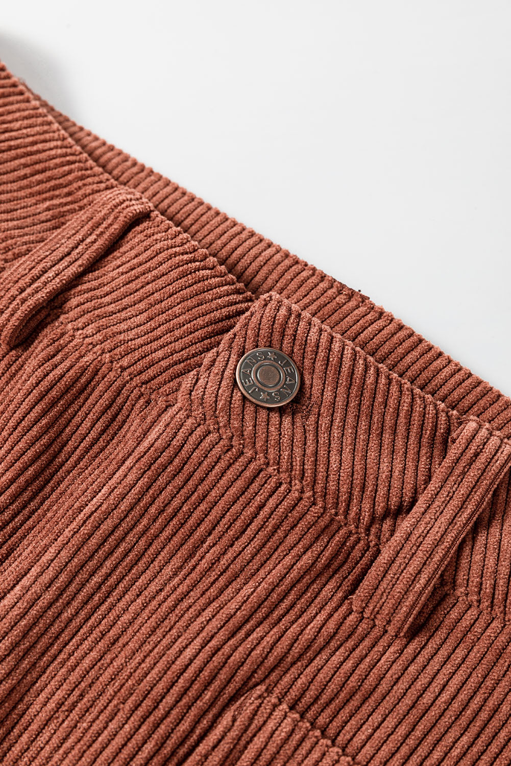 Brown High Waist Corduroy Pants. GCollection