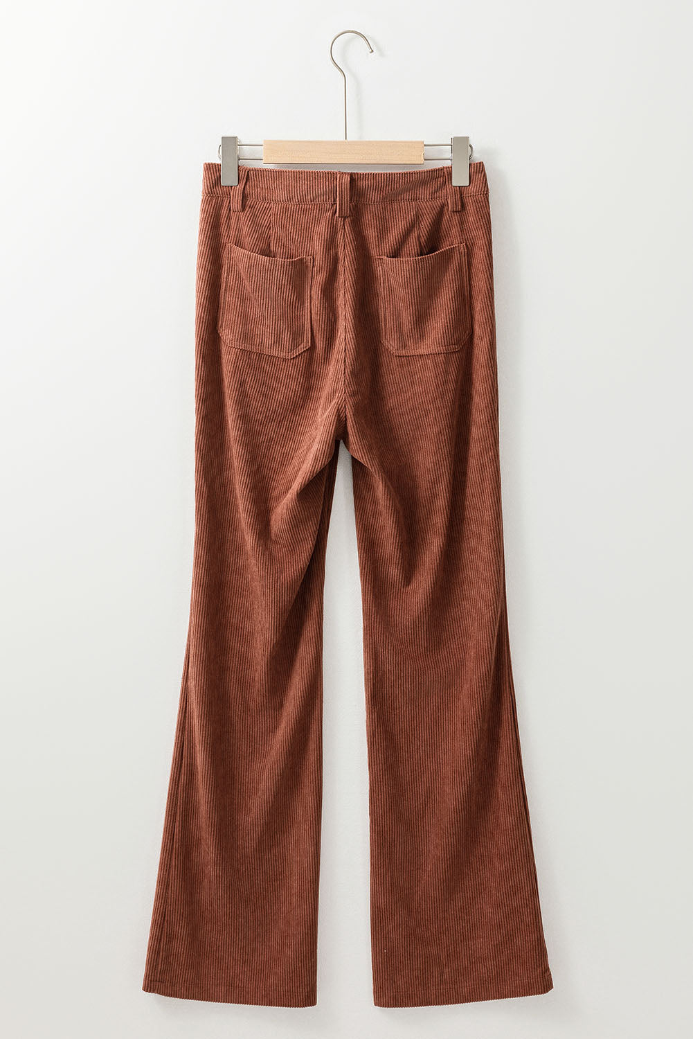 Brown High Waist Corduroy Pants. GCollection