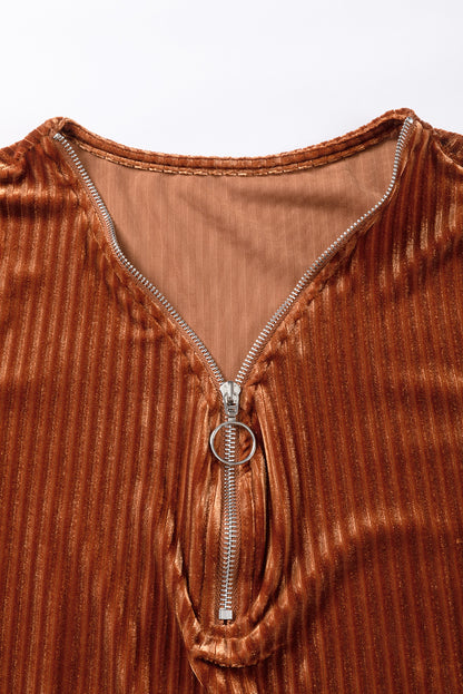 Chestnut Velvet Top. GCollection